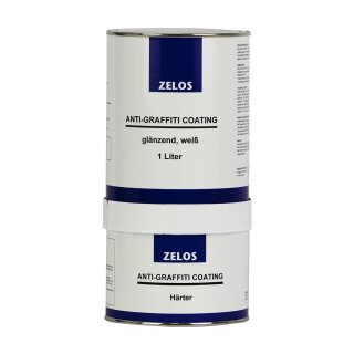 ZELOS ANTI-GRAFFITI COATING glänzend weiß 1L