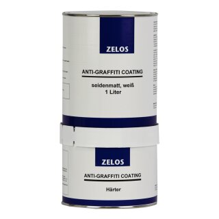 ZELOS ANTI-GRAFFITI COATING seidenmatt weiß 1L